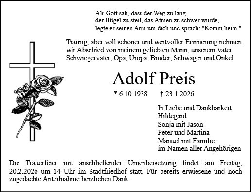 Profilbild von Adolf Preis