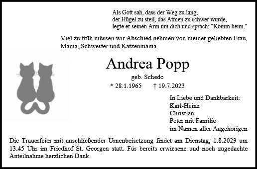 Erinnerungsbild für Andrea Popp