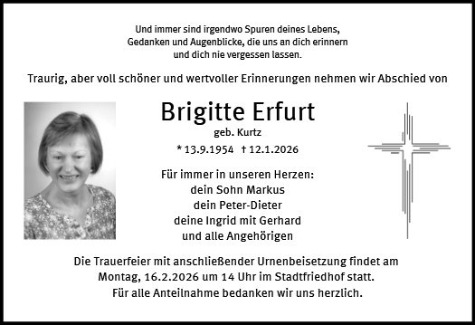 Profilbild von Brigitte Erfurt