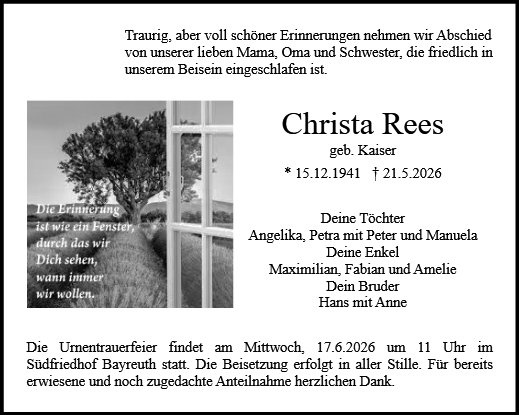 Profilbild von Christa Rees