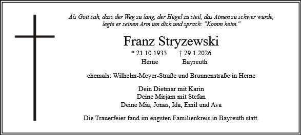 Profilbild von Franz Strzyzewski