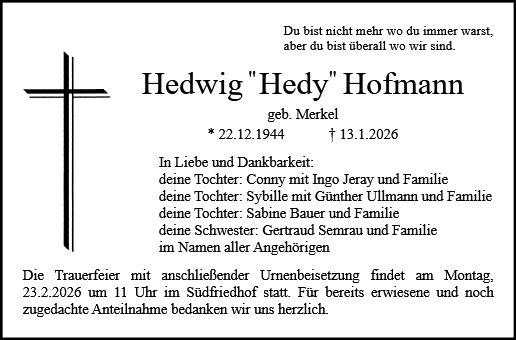 Profilbild von Hedwig Hofmann