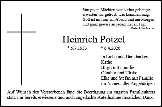 Profilbild von Heinrich Potzel