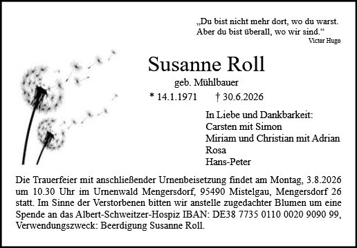 Profilbild von Susanne Roll